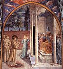 Scenes Canvas Paintings - Scenes from the Life of St Francis (Scene 10, north wall)